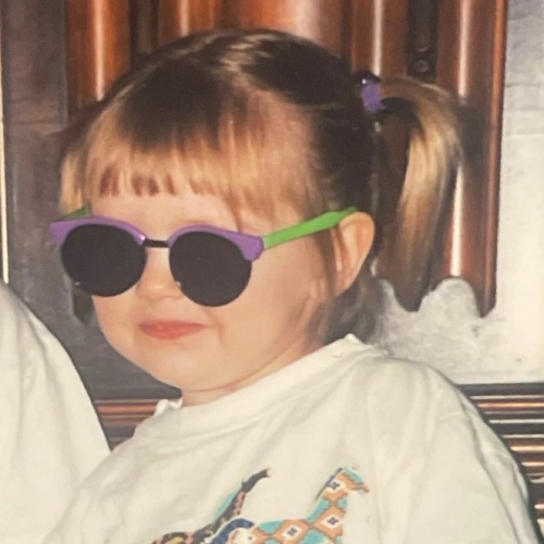 Lauren Ringo as a kid